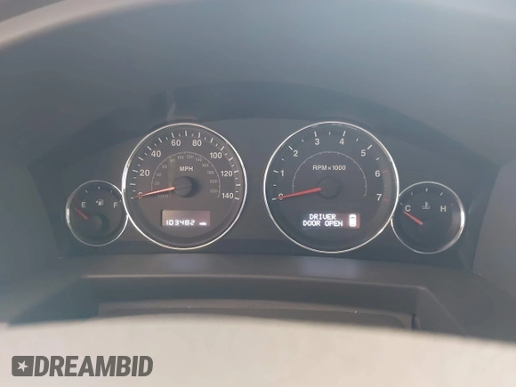 2010 Jeep Commander Sport with VIN 1J4RG4GT7AC130135, listed as a IAAI auction lot 42436053 with 103,482 mi miles and . Bid and sale history available at DreamBid. Image 7.