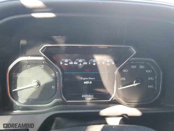 2020 GMC Sierra 2500HD Denali with VIN 1GT49REY0LF257980, listed as a Copart auction lot 48035205 with 45,858 mi miles and Salvage Title. Bid and sale history available at carsss.com. Image 9.