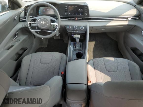 2025 Hyundai Elantra SE with VIN KMHLL4DG9SU991693, listed as a Copart auction lot 57850455 with 1,207 mi miles and Salvage title. Bid and sale history available at DreamBid. Image 8.