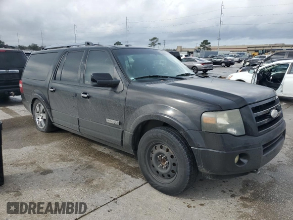 2008 Ford Expedition EL Limited with VIN 1FMFK20588LA22832, listed as a Copart auction lot 86062354 with 176,746 mi miles and Salvage Title. Bid and sale history available at carsss.com. Image 4.