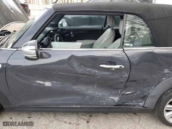 2019 MINI Convertible Cooper S with VIN WMWWG9C53K3E40166, listed as a Copart auction lot 50588705 with 32,886 mi miles and Salvage Title. Bid and sale history available at carsss.com. Image 7.