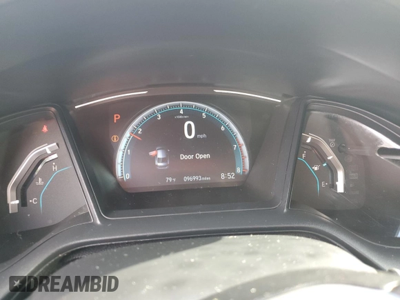 2020 Honda Civic LX with VIN 2HGFC2F69LH532499, listed as a Copart auction lot 65042015 with 96,993 mi miles and Salvage title. Bid and sale history available at DreamBid. Image 9.