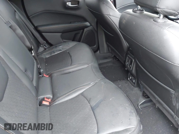 2021 Jeep Compass Latitude with VIN 3C4NJDBB1MT597693, listed as a IAAI auction lot 42187958 with 10,454 mi miles and . Bid and sale history available at DreamBid. Image 8.