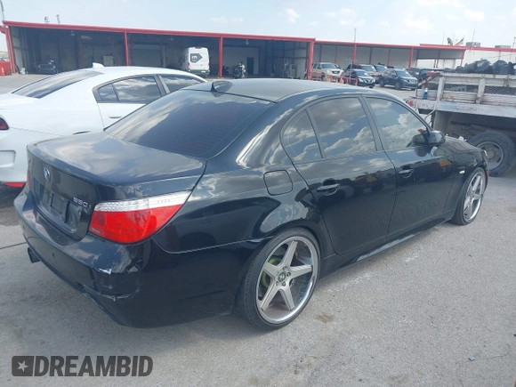 2008 BMW 5 Series 550i with VIN WBANW53548CT50425, listed as a IAAI auction lot 41886236 with 137,315 mi miles. Bid and sale history available at carsss.com. Image 4.