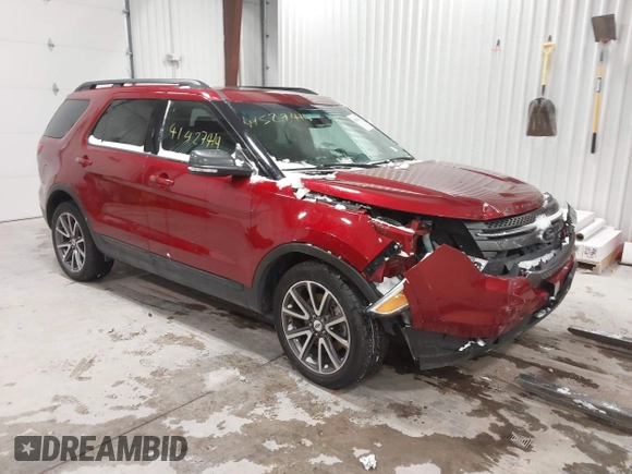 2015 Ford Explorer XLT with VIN 1FM5K7D84FGA40411, listed as a IAAI auction lot 41427414 with 83,345 mi miles and . Bid and sale history available at carsss.com. Image 1.