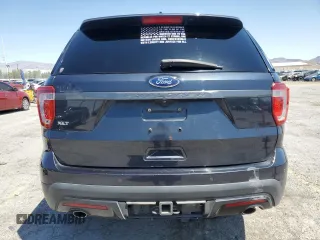 2017 Ford Explorer XLT with VIN 1FM5K7D82HGA70137, listed as a Copart auction lot 57715745 with 91,282 mi miles and Salvage title. Bid and sale history available at DreamBid. Image 6.