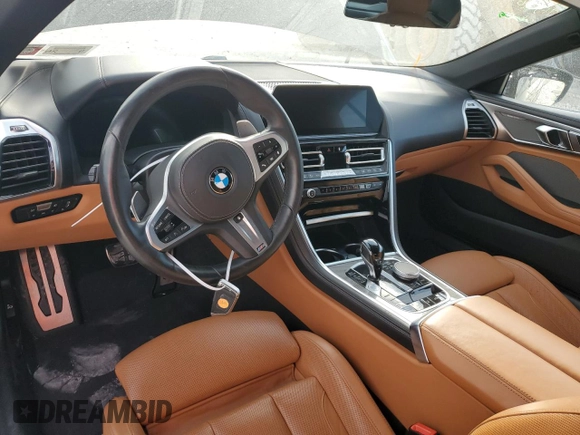 2022 BMW 8 Series 840i with VIN WBADZ4C09NCH78622, listed as a Copart auction lot 77669793 with 0 mi miles. Bid and sale history available at carsss.com. Image 8.