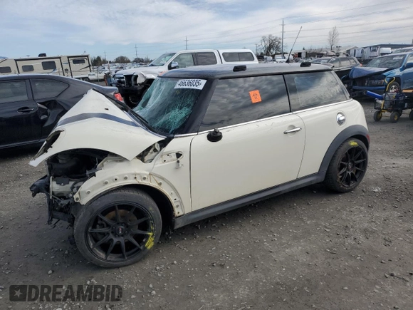2008 MINI Hardtop S with VIN WMWMF73548TT92276, listed as a Copart auction lot 46636035 with Not Provided miles and Salvage Title. Bid and sale history available at DreamBid. Image 1.