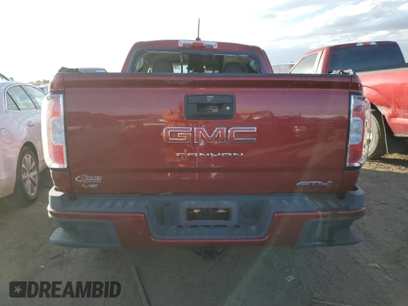 2021 GMC Canyon 4WD AT4 w/Cloth with VIN 1GTG6FEN2M1213584, listed as a Copart auction lot 78185274 with 32,835 mi miles and Salvage Title. Bid and sale history available at carsss.com. Image 6.