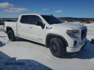 2021 GMC Sierra 1500 Elevation with VIN 3GTU9CET6MG367479, listed as a Copart auction lot 45687305 with 58,807 mi miles and Salvage Title. Bid and sale history available at DreamBid. Image 4.
