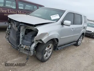 2012 Honda Pilot EX-L with VIN 5FNYF3H57CB037653, listed as a IAAI auction lot 41784018 with 1 mi miles. Bid and sale history available at carsss.com. Image 2.