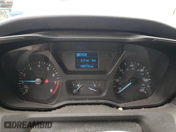 2015 Ford Transit XL with VIN 1FBZX2ZM8FKA94781, listed as a Copart auction lot 52551575 with 188,726 mi miles and Salvage Title. Bid and sale history available at DreamBid. Image 9.