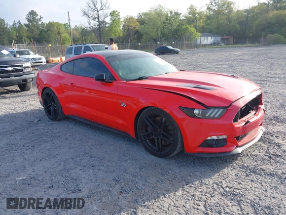 2017 Ford Mustang GT with VIN 1FA6P8CF5H5244154, listed as a IAAI auction lot 41955978 with 57,042 mi miles and . Bid and sale history available at carsss.com. Image 1.