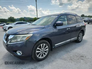2014 Nissan Pathfinder Platinum z VIN 5N1AR2MNXEC665341, wystawiony jako Copart lot #62523285 z przebiegiem 122 195 mil mil oraz Czysty tytuł • Clean title. Historia ofert i sprzedaży dostępna na DreamBid. Obrazek 1.