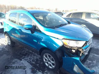 2019 Ford EcoSport SE z VIN MAJ6S3GL0KC270598, wystawiony jako IAAI lot #41680070 z przebiegiem 47 253 mil mil oraz . Historia ofert i sprzedaży dostępna na DreamBid. Obrazek 1.