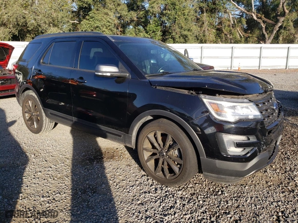 2017 Ford Explorer XLT with VIN 1FM5K7D82HGC18335, listed as a Copart auction lot 81542364 with 58,888 mi miles and Salvage Title. Bid and sale history available at carsss.com. Image 4.