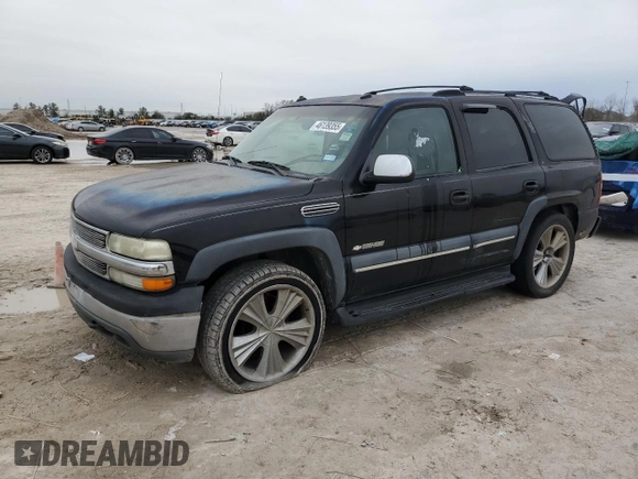 2003 Chevrolet Tahoe LS with VIN 1GNEC13Z93R280439, listed as a Copart auction lot 46139355 with 208,841 mi miles and Salvage Title. Bid and sale history available at carsss.com. Image 1.