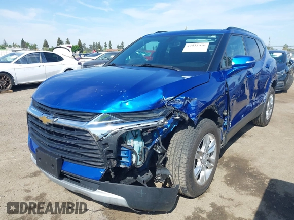 2019 Chevrolet Blazer z VIN 3GNKBBRA4KS579152, wystawiony jako IAAI lot #42033979 z przebiegiem 75 158 mil mil oraz . Historia ofert i sprzedaży dostępna na DreamBid. Obrazek 2.