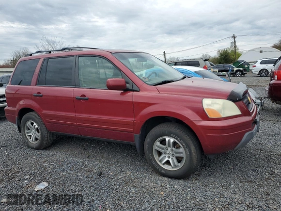 2004 Honda Pilot EX with VIN 5FNYF18584B001248, listed as a Copart auction lot 53160025 with 164,998 mi miles and Salvage Title. Bid and sale history available at DreamBid. Image 4.