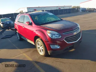 2016 Chevrolet Equinox LT with VIN 2GNFLFEK7G6278496, listed as a IAAI auction lot 41154915 with 105,612 mi miles. Bid and sale history available at carsss.com. Image 1.