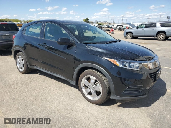 2021 Honda HR-V LX with VIN 3CZRU6H33MM753483, listed as a Copart auction lot 53923295 with 74,041 mi miles and Salvage Title. Bid and sale history available at carsss.com. Image 4.