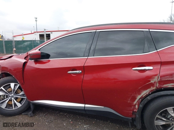 2020 Nissan Murano SV with VIN 5N1AZ2BS4LN131570, listed as a IAAI auction lot 41227597 with 103,991 mi miles. Bid and sale history available at carsss.com. Image 14.