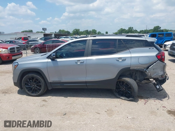 2023 GMC Terrain SLE z VIN 3GKALMEG9PL247978, wystawiony jako IAAI lot #42412636 z przebiegiem 30 353 mil mil oraz . Historia ofert i sprzedaży dostępna na DreamBid. Obrazek 14.