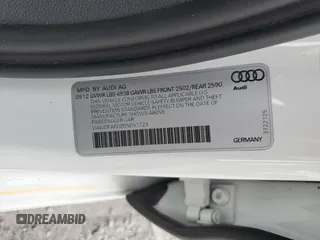 2013 Audi A6 Premium Plus with VIN WAUDFAFC0DN051723, listed as a Copart auction lot 57493605 with 74,881 mi miles and Salvage title. Bid and sale history available at DreamBid. Image 13.