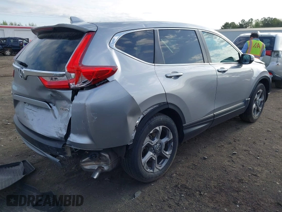 2019 Honda CR-V EX-L with VIN 2HKRW2H81KH677690, listed as a IAAI auction lot 41924225 with 39,227 mi miles and . Bid and sale history available at carsss.com. Image 4.