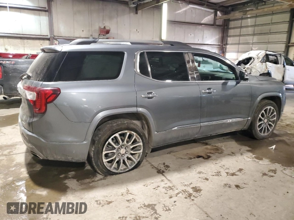2020 GMC Acadia Denali with VIN 1GKKNXLS1LZ160795, listed as a Copart auction lot 43526675 with 62,731 mi miles and Salvage Title. Bid and sale history available at carsss.com. Image 3.