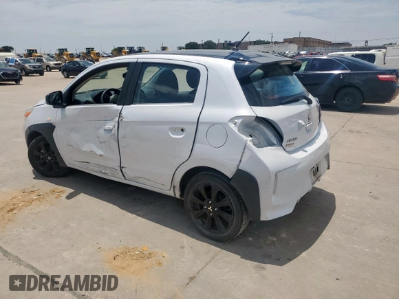 2023 Mitsubishi Mirage Black Edition с VIN ML32AWHJ7PH001487, выставлен на аукционе Copart как лот 59684945 с пробегом 39 160 миль миль и Списание • Salvage title. История ставок и продаж доступна на DreamBid. Изображение 2.