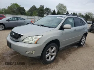 2007 Lexus RX 350 z VIN JTJGK31U570006394, wystawiony jako Copart lot #55262895 z przebiegiem 203 646 mil mil oraz Szkoda całkowita • Salvage title. Historia ofert i sprzedaży dostępna na DreamBid. Obrazek 1.