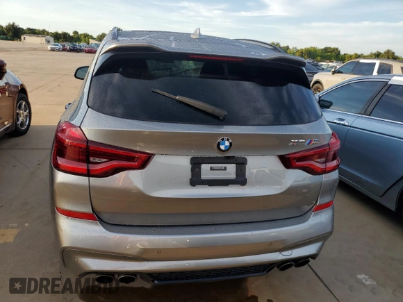 2020 BMW X3 M Competition with VIN 5YMTS0C01L9B25053, listed as a Copart auction lot 73847764 with 0 mi miles and Salvage Title. Bid and sale history available at carsss.com. Image 6.