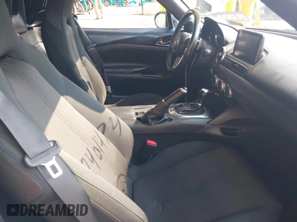 2018 Mazda MX-5 Miata Grand Touring with VIN JM1NDAM71J0201351, listed as a IAAI auction lot 42401474 with 96,054 mi miles and . Bid and sale history available at DreamBid. Image 5.