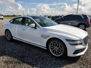 2022 Genesis G80 2.5T with VIN KMTGB4SC1NU139207, listed as a Copart auction lot 73842794 with 0 mi miles and Non Repairable. Bid and sale history available at carsss.com. Image 4.