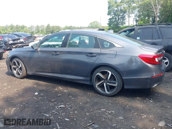 2019 Honda Accord Sport with VIN 1HGCV1F37KA004163, listed as a IAAI auction lot 42471501 with 155,046 mi miles and . Bid and sale history available at DreamBid. Image 14.