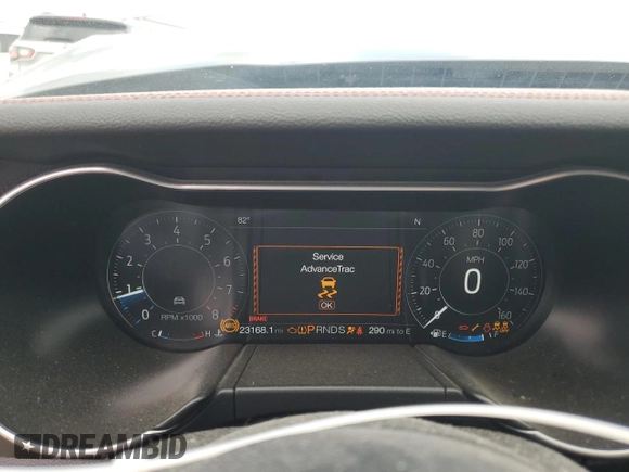 2022 Ford Mustang GT Premium with VIN 1FATP8FFXN5105812, listed as a Copart auction lot 58480665 with 23,168 mi miles and Salvage title. Bid and sale history available at DreamBid. Image 9.