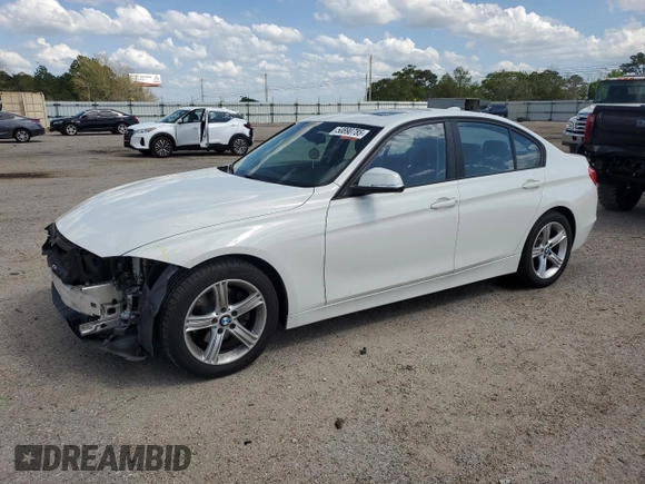 2015 BMW 3 Series 328i with VIN WBA3C1C55FK119738, listed as a Copart auction lot 50890785 with 127,509 mi miles and Salvage Title. Bid and sale history available at carsss.com. Image 1.