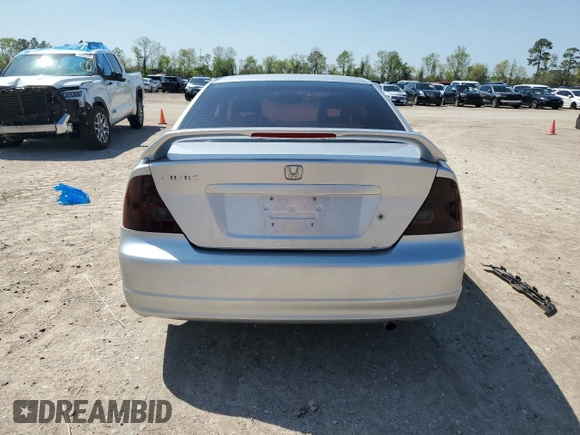 2001 Honda Civic EX with VIN 1HGEM229X1L098120, listed as a Copart auction lot 50434285 with 0 mi miles and Salvage Title. Bid and sale history available at carsss.com. Image 6.