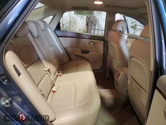 2009 Hyundai Azera GLS with VIN KMHFC46D89A349297, listed as a Copart auction lot 85777694 with 103,647 mi miles and Salvage title. Bid and sale history available at DreamBid. Image 10.