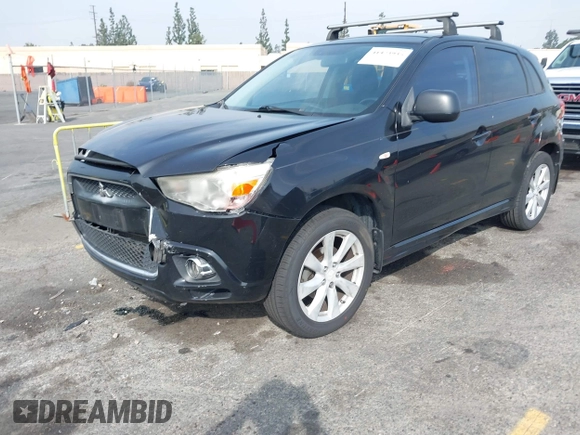 2012 Mitsubishi Outlander Sport SE with VIN JA4AP4AU6CZ000667, listed as a IAAI auction lot 41473935 with 195,414 mi miles. Bid and sale history available at carsss.com. Image 2.