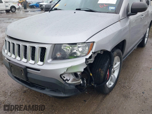 2017 Jeep Compass Sport with VIN 1C4NJCBA7HD124023, listed as a IAAI auction lot 41436187 with Not Provided miles and . Bid and sale history available at carsss.com. Image 6.