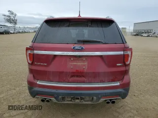 2018 Ford Explorer Platinum with VIN 1FM5K8HT1JGC57041, listed as a Copart auction lot 45741235 with 98,236 mi miles and Salvage Title. Bid and sale history available at carsss.com. Image 6.