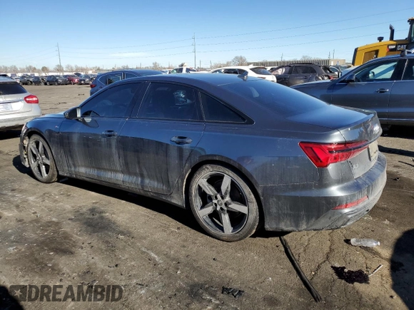 2021 Audi A6 Premium Plus with VIN WAUL2AF27MN072664, listed as a Copart auction lot 88597315 with 59,087 mi miles and Salvage Title. Bid and sale history available at carsss.com. Image 2.