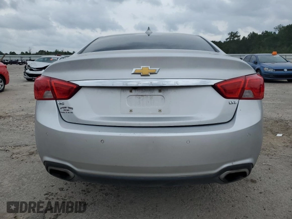 2016 Chevrolet Impala LTZ with VIN 2G1145S35G9182087, listed as a Copart auction lot 59364015 with 117,833 mi miles and Salvage title. Bid and sale history available at DreamBid. Image 6.
