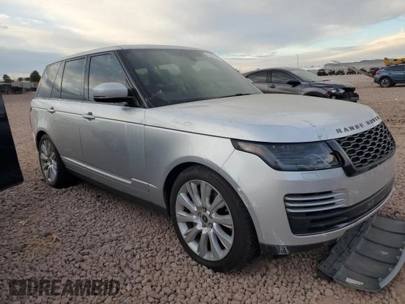 2018 Land Rover Range Rover with VIN SALGR2RV0JA513767, listed as a Copart auction lot 82398444 with 74,423 mi miles and Salvage title. Bid and sale history available at DreamBid. Image 4.