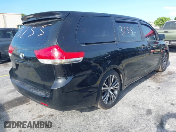 2013 Toyota Sienna L with VIN 5TDZK3DC9DS357722, listed as a IAAI auction lot 42369515 with 190,548 mi miles and . Bid and sale history available at DreamBid. Image 4.