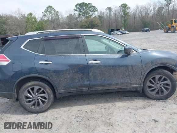 2016 Nissan Rogue SL with VIN 5N1AT2MT5GC835219, listed as a IAAI auction lot 41791029 with 148,102 mi miles. Bid and sale history available at carsss.com. Image 14.