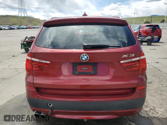 2014 BMW X3 xDrive28i with VIN 5UXWX9C54E0D23221, listed as a Copart auction lot 55412975 with 139,813 mi miles and Salvage Title. Bid and sale history available at DreamBid. Image 6.