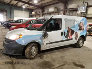 2017 Ram ProMaster City Cargo Tradesman z VIN ZFBERFAB8H6D61781, wystawiony jako Copart lot #56009525 z przebiegiem 159 632 mil mil oraz Szkoda całkowita • Salvage title. Historia ofert i sprzedaży dostępna na DreamBid. Obrazek 1.